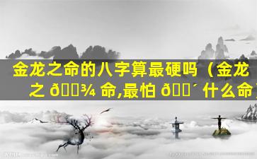 金龙之命的八字算最硬吗（金龙之 🌾 命,最怕 🌴 什么命）